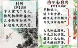 清平乐.村居的短文（清平乐·村居的诗情）