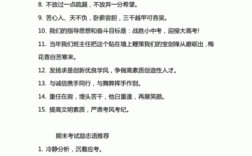 期末冲刺鼓励短文（期末冲刺的激励语段）