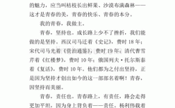 政治青春之我见短文（我的青春政治作文）