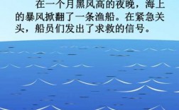 海中救援短文问答（海中救援这篇文章的主要内容）