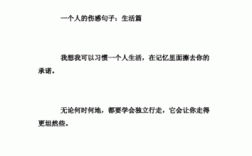 伤感孤单短文字（伤感孤单短文字句）