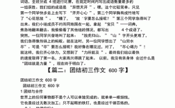 懂得团结的小短文（懂得了团结的作文）