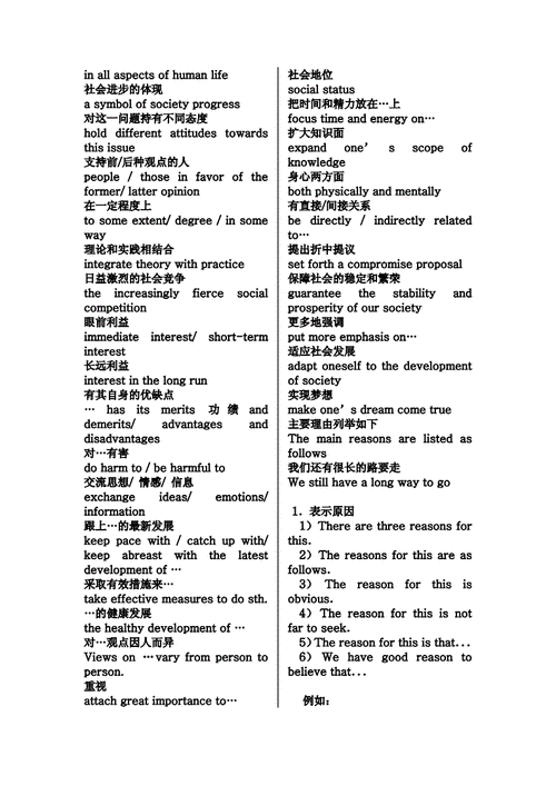 英语短文专八（专八作文短语）-图3