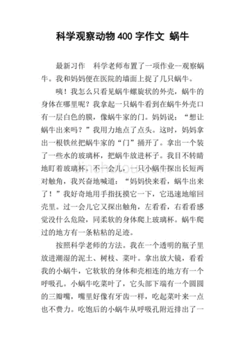 查蜗牛的短文（关于蜗牛的阅读题）-图2