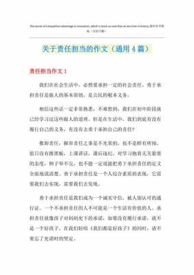 责任担当短文（责任担当的范文）-图2