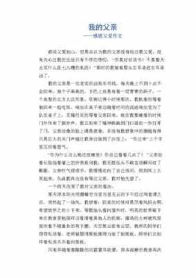 送给父亲的短文（送给父亲的短文作文）-图2