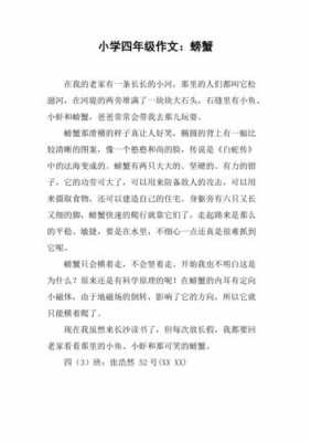 挖螃蟹短文阅读答案（挖螃蟹短文阅读答案四年级）-图2