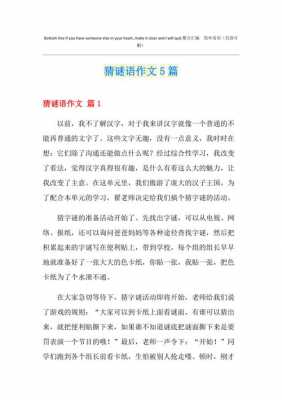 关于迷的短文（关于谜的作文）-图2