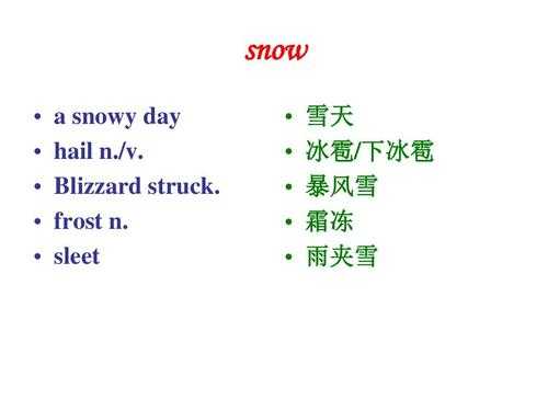 雪在下英语短文答案（雪正在下的英文）-图3