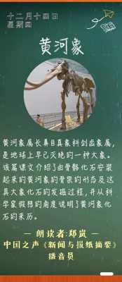 短文黄河象（短文黄河象阅读答案）-图1