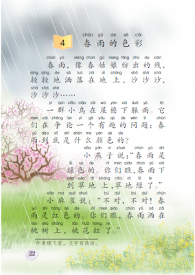 春雨短文带拼音（春雨原文带拼音）-图2