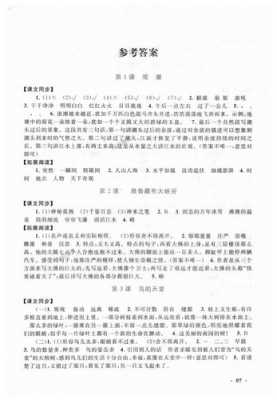 四年级泉短文答案（四年级小学语文阅读训练短文答案）-图1