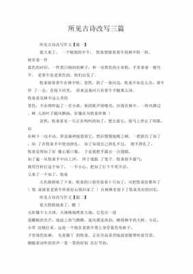 诗歌改成短文（诗歌改写成短文）-图3