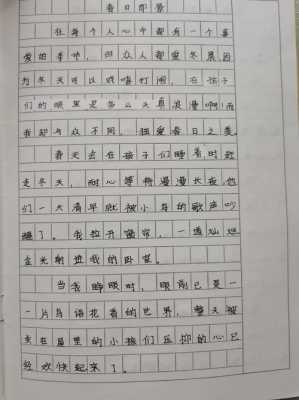 关于写字的短文（关于写字的片段）-图3