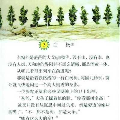 白杨这篇短文（白杨这篇短文中哪些词语需要解释吗）-图1