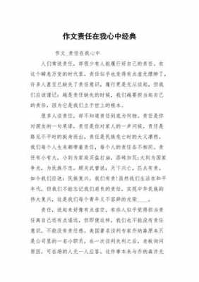 感悟责任短文（关于责任的感悟200字）-图1