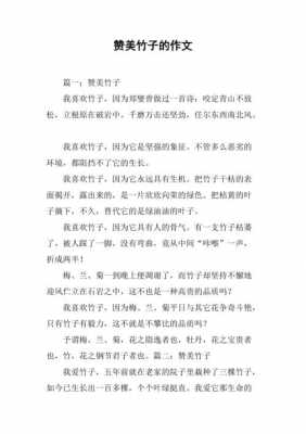 赞扬竹子的小短文（赞美竹子的优秀作文）-图2