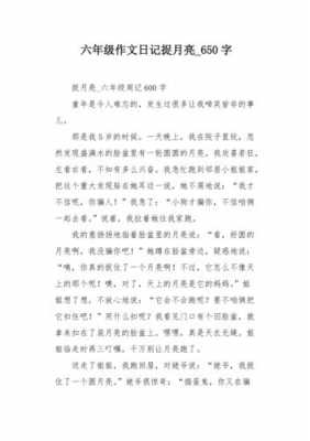 捉月亮短文（抓月亮作文）-图3