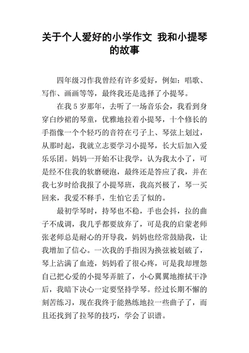 短文小提琴阅读（小提琴的故事阅读答案）-图2