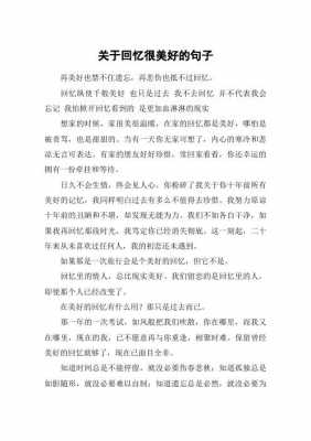 回忆唯美短文（回忆美文美句摘抄）-图3