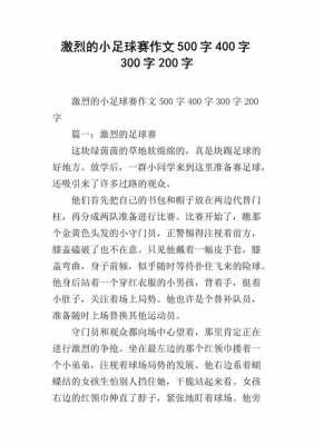 足球比赛短文（足球比赛作文400字全文免费）-图2