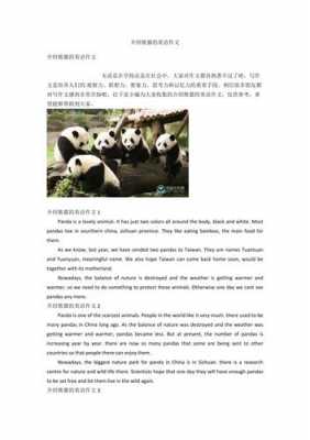 熊猫的英语小短文（熊猫的英文短文）-图3