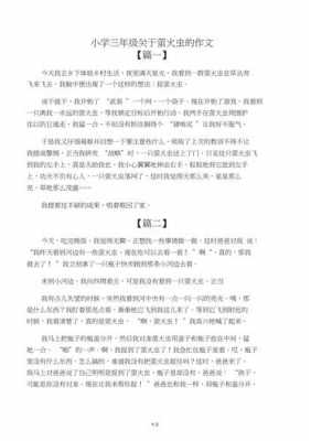 荧火虫阅读短文（萤火虫阅读短文）-图2