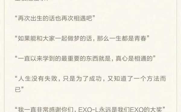 exo成长短文（关于exo12个人的文案）-图1