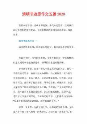 清明追思短文（清明追思短文怎么写）-图1