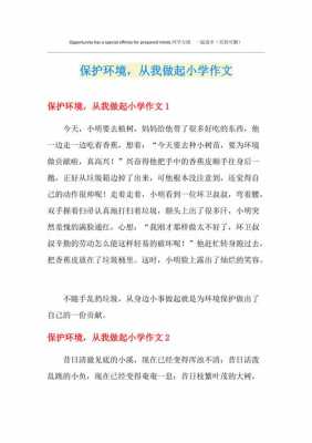 保护环境从我做起短文（保护环境从我做起作文800字作文）-图2