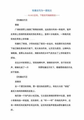 古诗牧童改编的短文（牧童改写成一篇短文）-图2