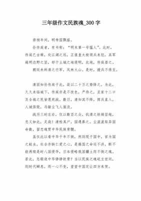 民族魂短文（民族魂作文议论文）-图1