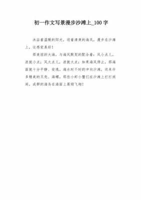 关于海滩的短文（关于海滩的短文100字）-图3