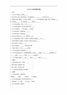 小王子短文阅读（小王子阅读理解及答案）-图2